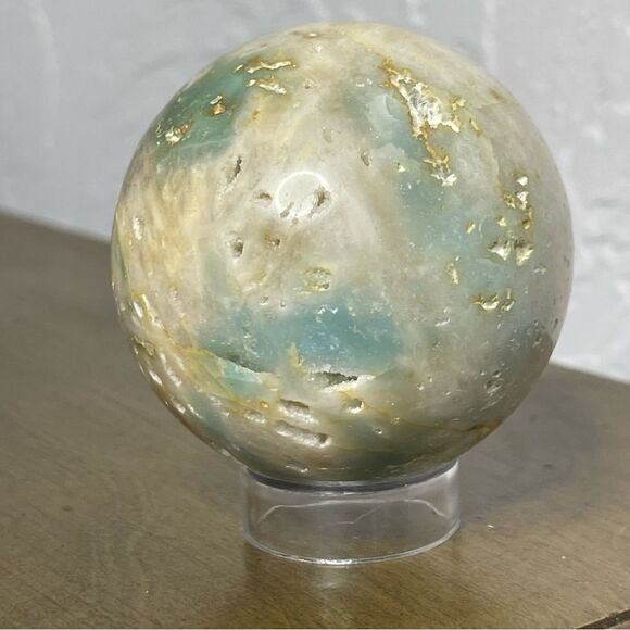 Crystal Droozy Agate Sphere - Picture 8 of 10